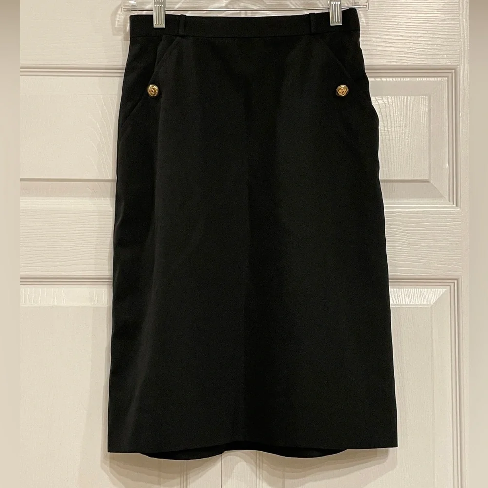 CHANEL Pencil Skirt sz 38 - Picture 9 of 12